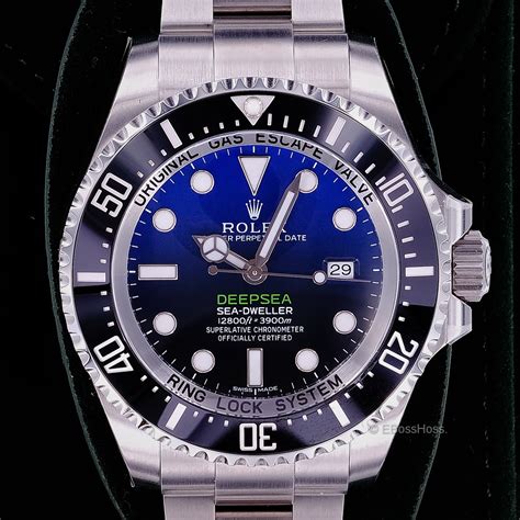 rolex sea dweller blue face